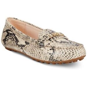COLE HAAN Snake Print Driving Loafers
